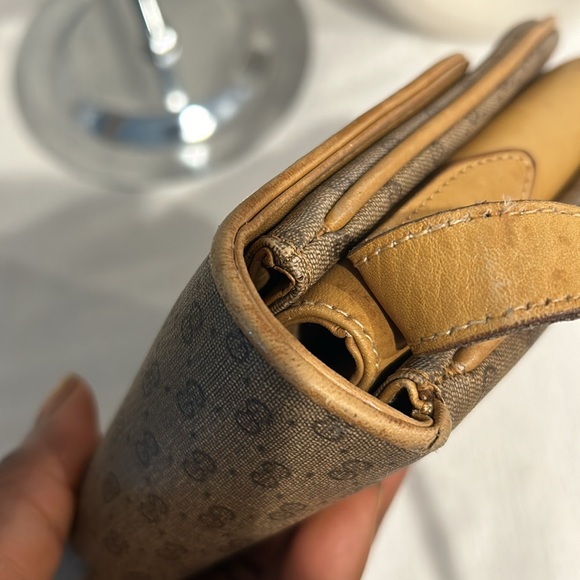 GUCCI Old Vintage Micro GG Logo Hardware Leather Mini Shoulder Bag /cros… - Picture 14 of 15